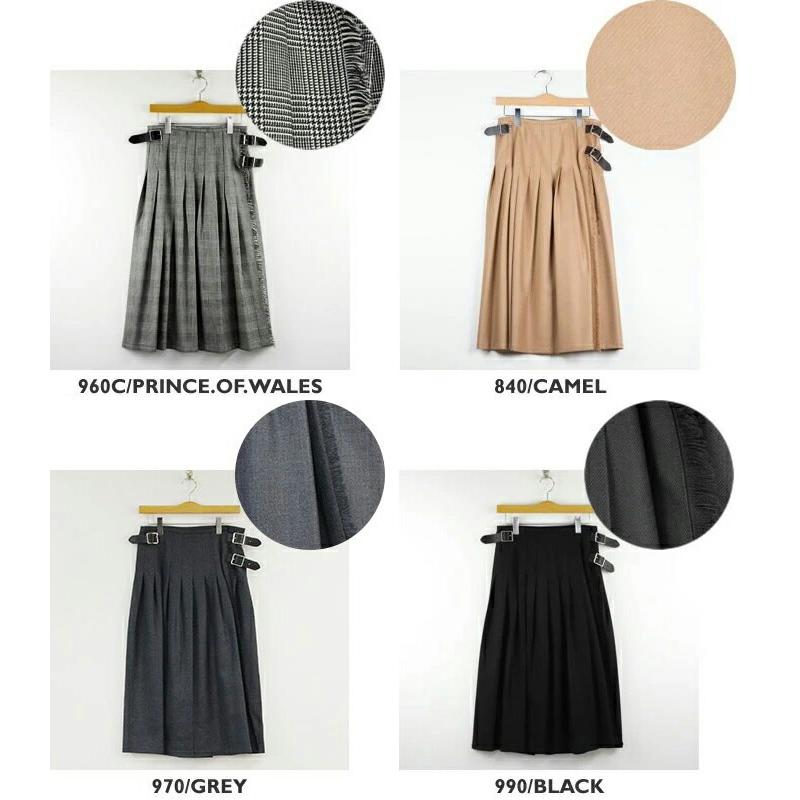 O'NEIL of DUBLIN オニールオブダブリン　プリーツラップスカートL O'NEIL of DUBLIN（オニールオブダブリン） 50%OFF ローウエスト