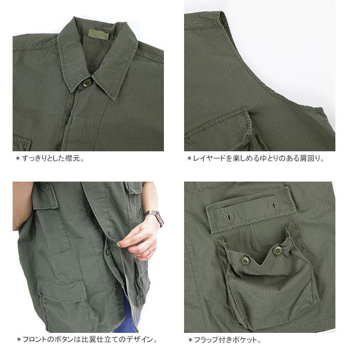 ROTHCO（ロスコ） 70%OFF ミリタリーハードウォッシュノースリーブシャツ ベスト シャツジャケット ノースリーブ BDSH ...