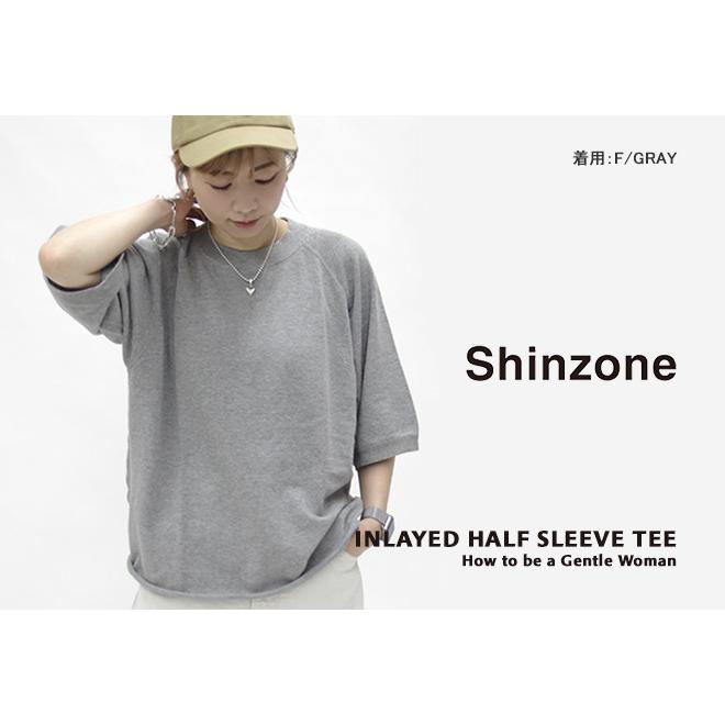 トップス THE SHINZONE HALF SLEEVE SMART TEE SHINZONE（シンゾーン） ハーフスリーブ スマート Tシャツ 25SMSCU07