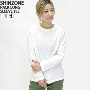 SHINZONE シンゾーン PACK LONG SLEEVE TEEWHITE