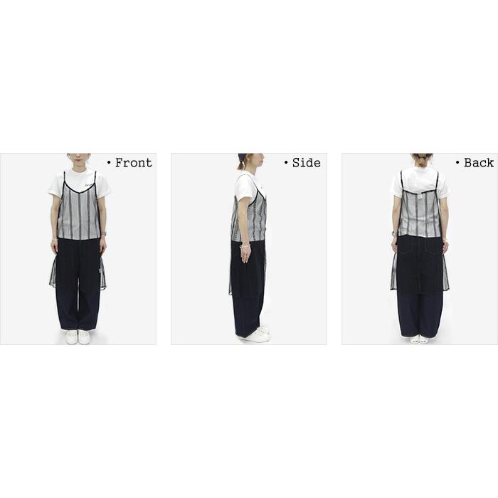 [クーポンで20%OFF]スターアンドストライプ/STAR&STRIPE シアーストライプキャミワンピース SSMD-089 レディース[2点までメール便可能]の画像