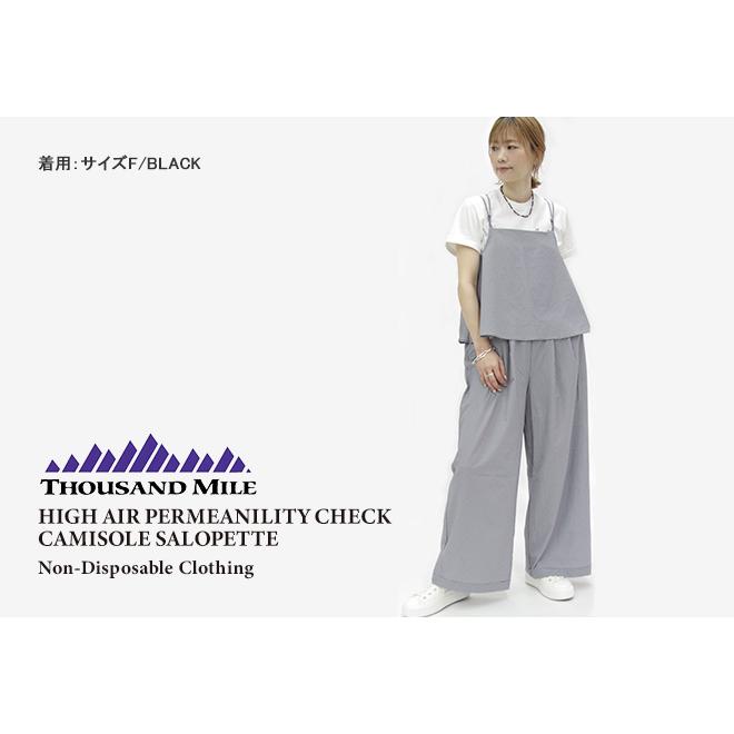 クーポンで20%OFF]サウザンドマイル/THOUSAND MILE 高通気性チェック