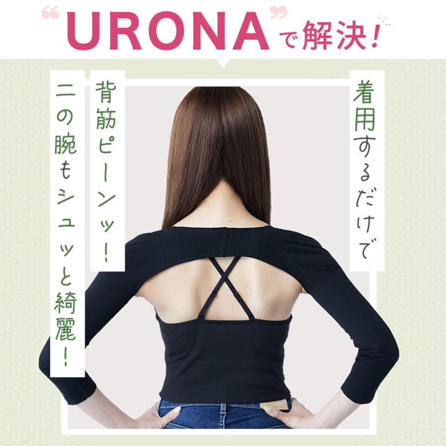 URONA 二の腕着圧　L ２枚セット ブラック　ベージュ URONA 二の腕着圧 L 2枚セット ブラック ベージュ 楽天市場