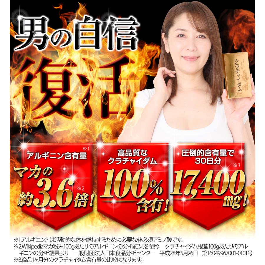 クラチャイダムゴールドZ 3個セット（90日分） Men's Health Standard クラチャイダム EX 亜鉛 GOLD マカ 男性