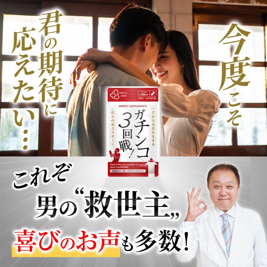 日本サプリメントフーズ ガチンコ3回戦 亜鉛 マカ シトルリン