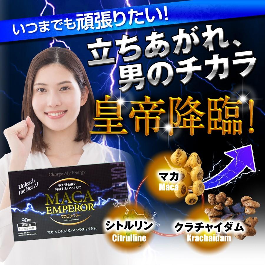 人気の マカ シトルリン クラチャイダム 活力 サプリ マカエンペラー 男性 精力 を取り戻す 精力剤 が不安な方に 疲労 回復 滋養 増強 増大 妊活 3箱270粒入 約90日分 Wantannas Go Id