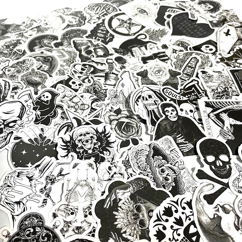 ステッカー 大量 0枚セット ヘルメット バイク 防水 白黒 おもしろ 自転車 かっこいい Js0stickerset A J S Option Sincerity Garage 通販 Yahoo ショッピング