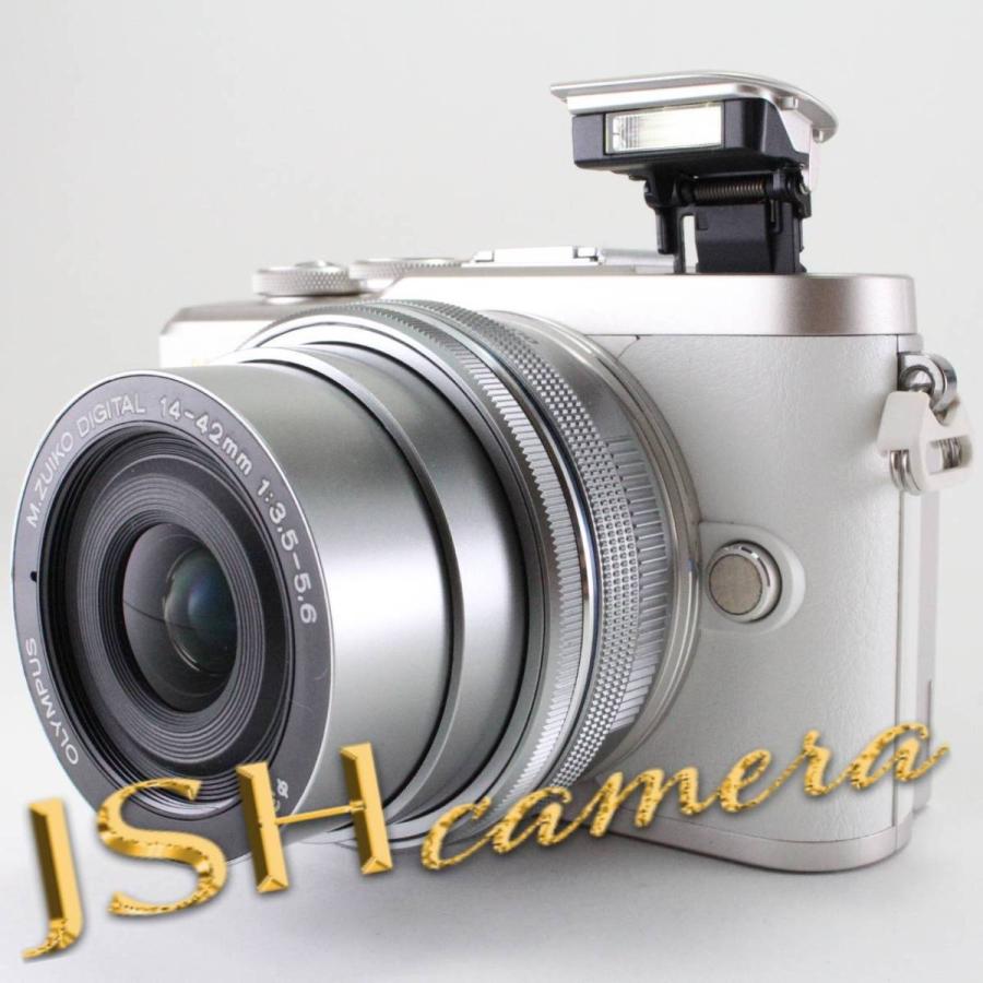 【中古】OLYMPUS ミラーレス一眼カメラ PEN E-PL9 レンズキット ホワイト｜jsh