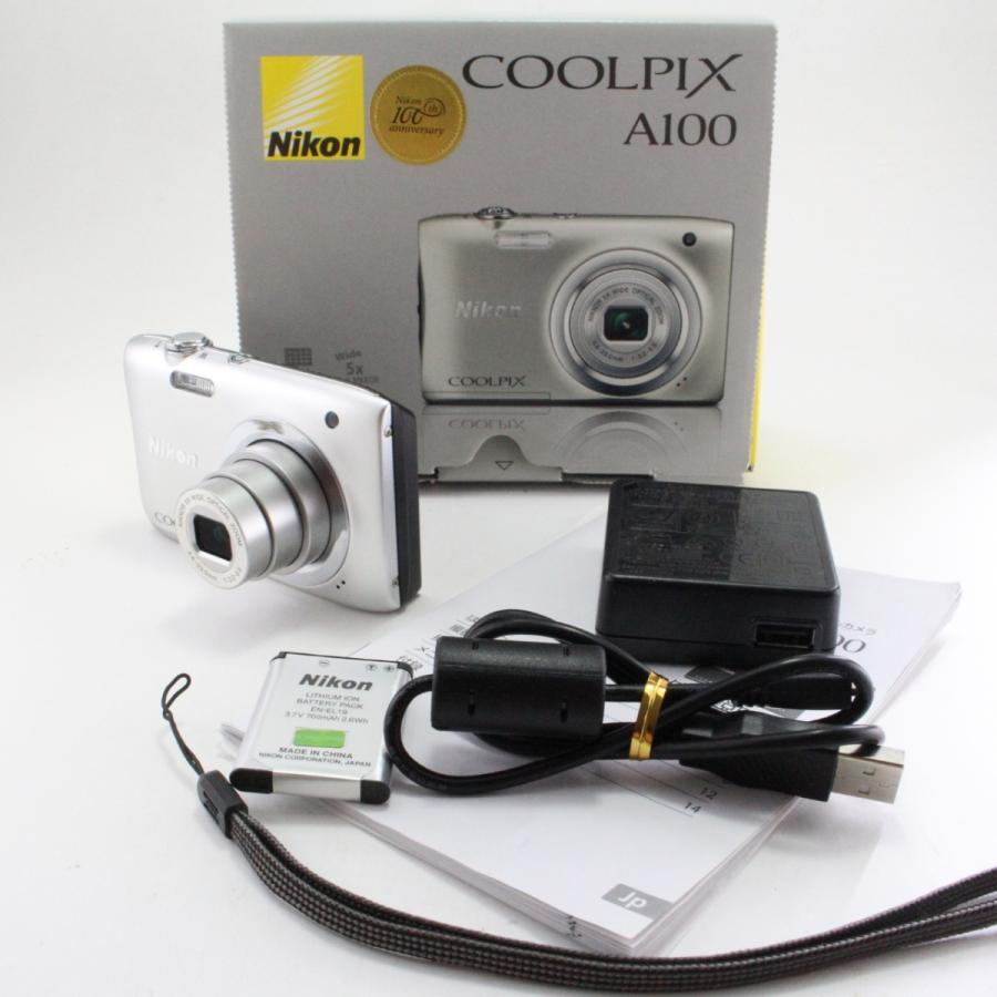 大きい割引 中古 Nikon デジタルカメラ COOLPIX A100 光学5倍 2005万画素 シルバー A100SL Nikon デジタルカメラ COOLPIX A100 光学5倍 2005万画素 シルバー A100SL