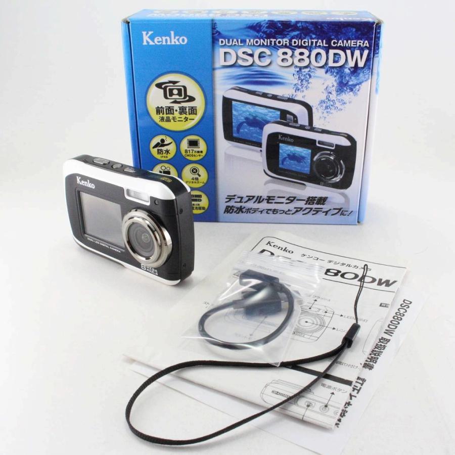 ケンコー Kenko デュアルモニターデジタルカメラ DSC880DW IPX8