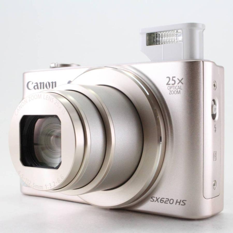 Canon コンパクトデジタルカメラ Power Shot SX620HS ホワイト 光学25倍ズーム PSSX620HS(WH)｜jsh｜07