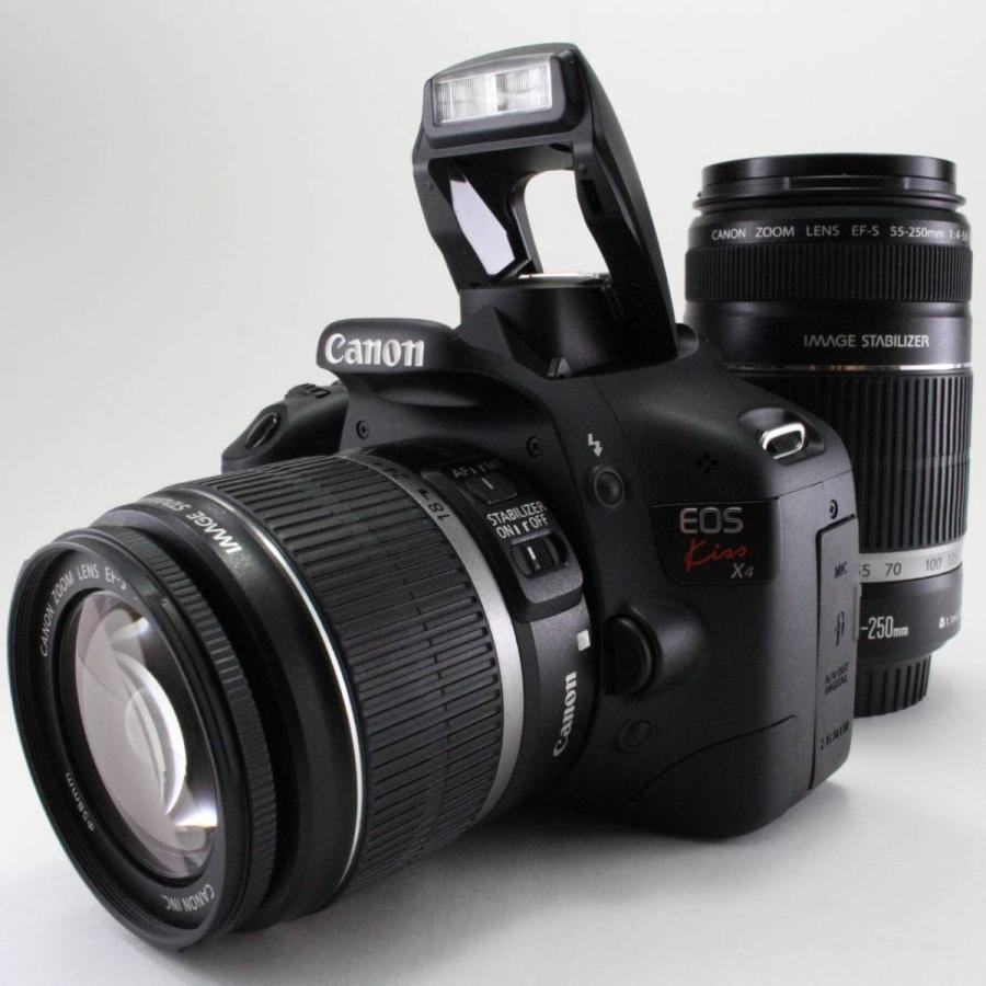 【中古】Canon デジタル一眼レフカメラ EOS Kiss X4 ダブルズームキット KISSX4-WKIT｜jsh｜07