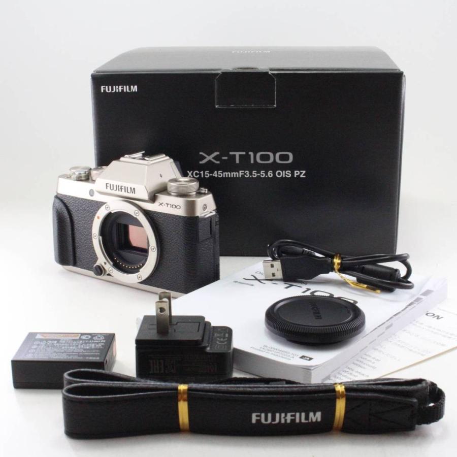 FUJIFILM ミラーレス一眼 X-T100シャンパンゴールド X-T100-G : JSH