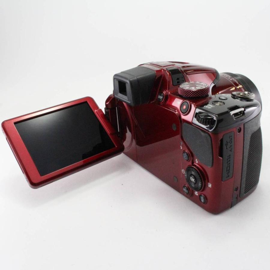 【中古】Nikon デジタルカメラ COOLPIX P520 光学42倍ズーム バリアングル液晶 レッド P520RD｜jsh｜08