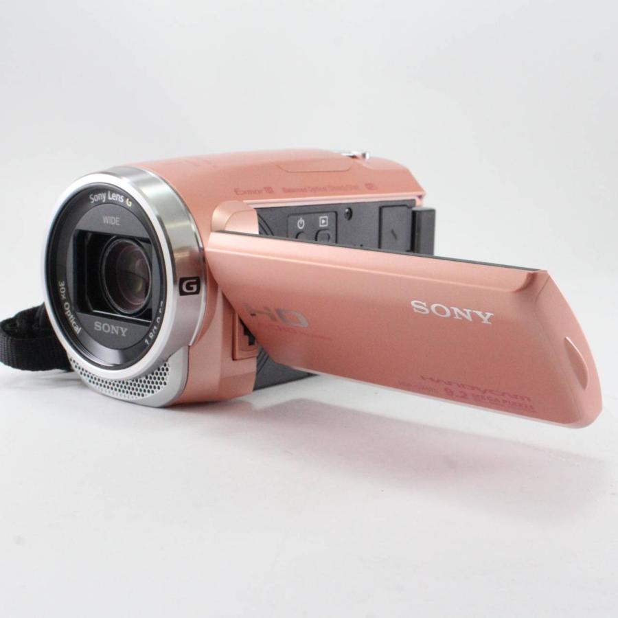 SONY HDR-CX675 ピンク ビデオカメラ SONY（ソニー） ビデオカメラHDR-CX675 32GB 光学30倍 ピンク Handycam