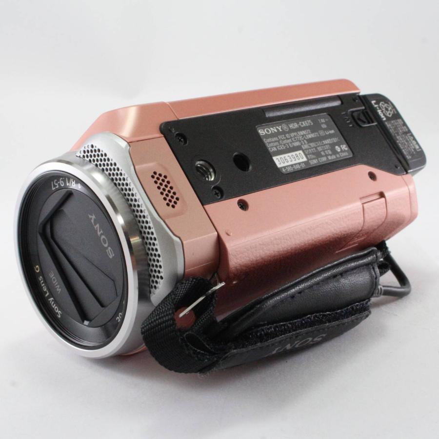 SONY（ソニー） ビデオカメラHDR-CX675 32GB 光学30倍 ピンク Handycam