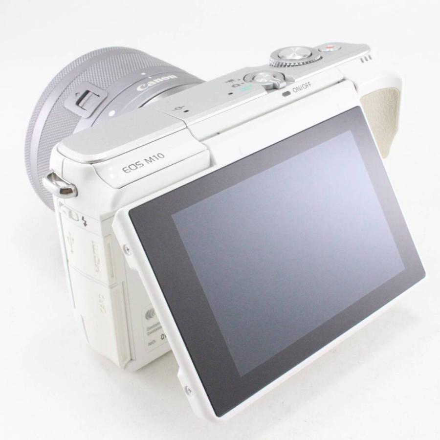 Canon ミラーレス一眼カメラ EOS M10 レンズキット(ホワイト) EF-M15-45mm F3.5-6.3 IS STM 付属