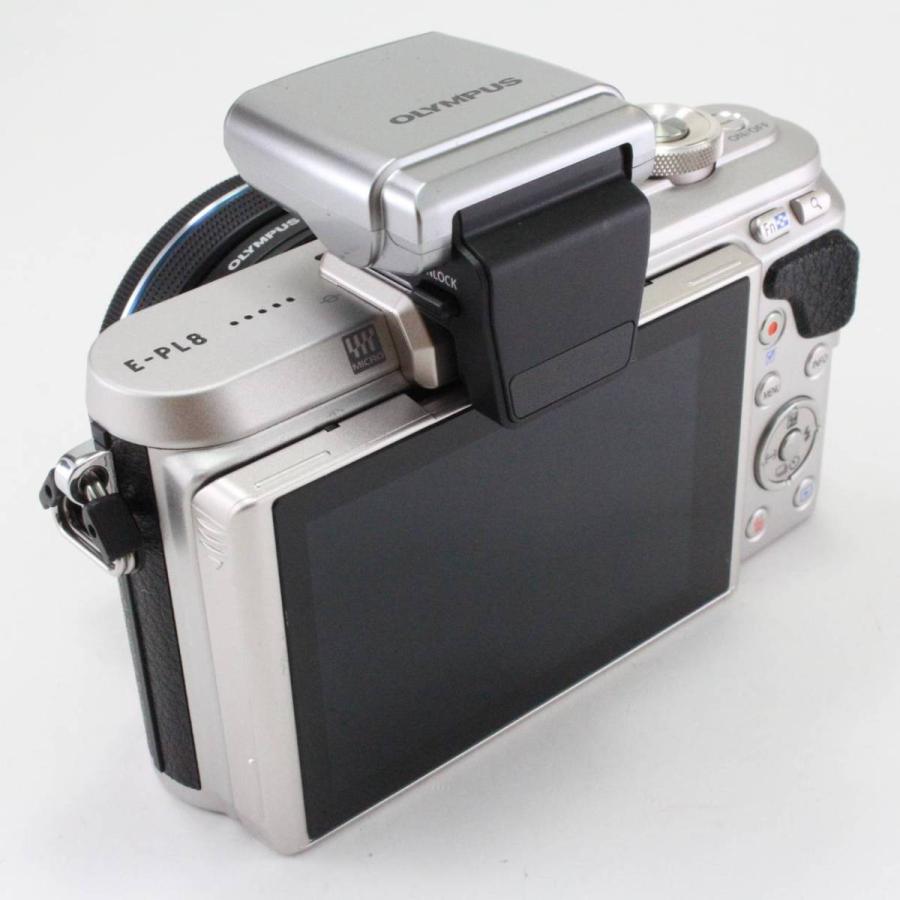 【中古】OLYMPUS ミラーレス一眼 E-PL8 レンズキット ブラック｜jsh｜05