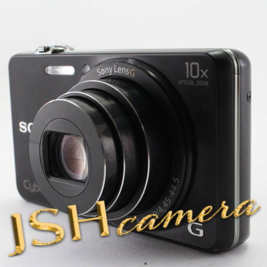 【中古】SONY デジタルカメラ Cyber-shot WX220 光学10倍 ブラック DSC-WX220-B｜jsh