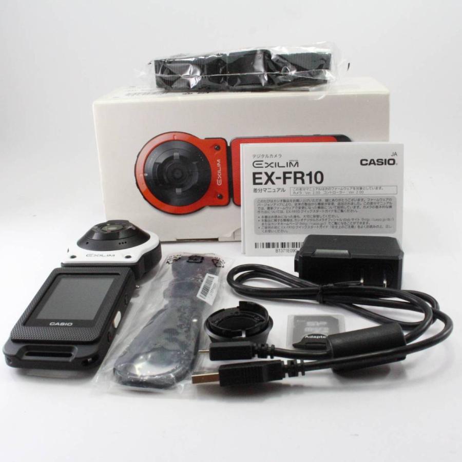 EXILIM 【中古】CASIO デジタルカメラ EXFR10WE カメラ部/コントロール