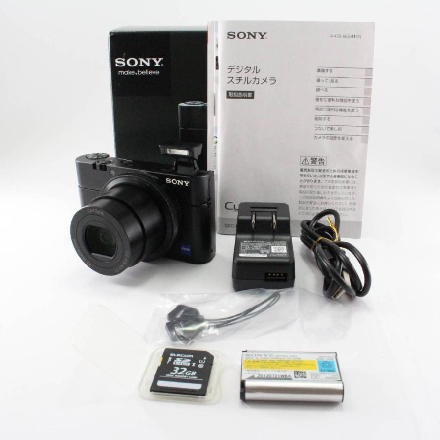 中古】SONY デジタルカメラ DSC-RX100 1.0型センサー F1.8レンズ搭載 
