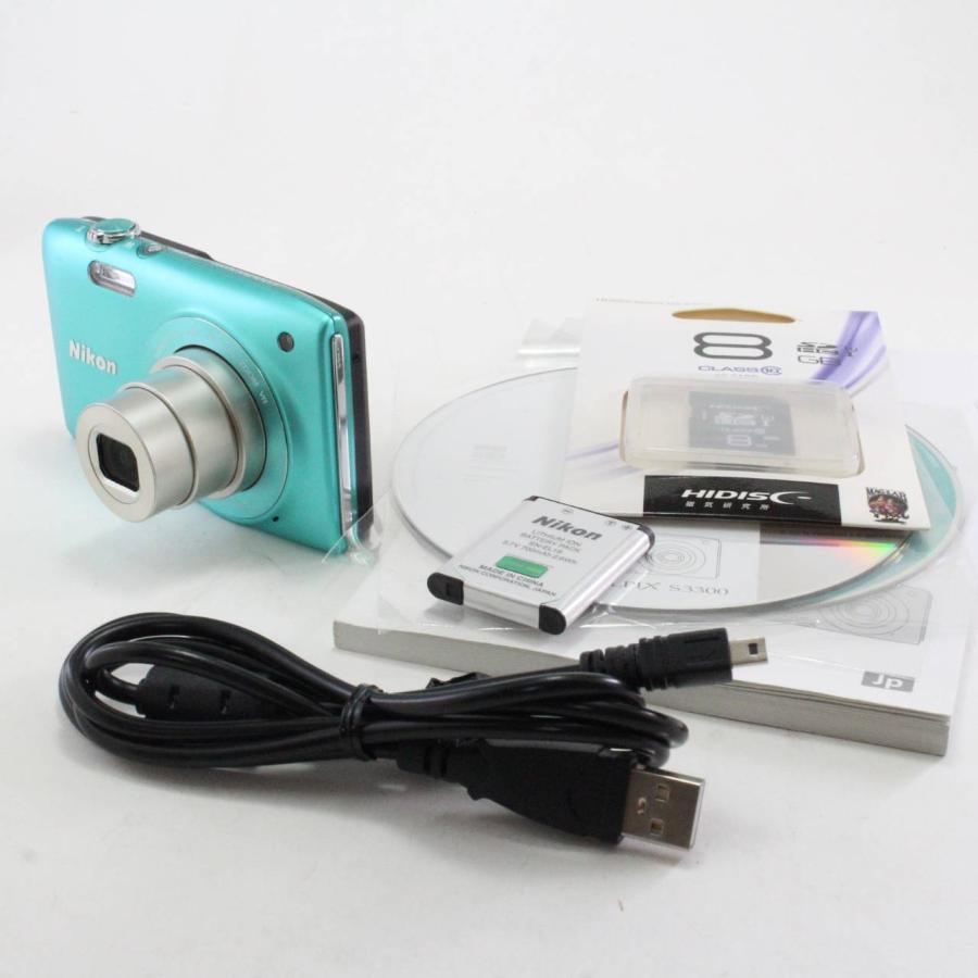 Nikon COOLPIX S3300 ミントグリーン コンパクトデジタルカメラ Amazon | Nikon デジタルカメラ COOLPIX (クールピクス) S3300