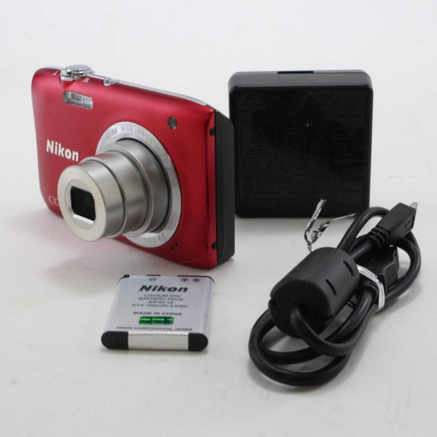 COOLPIX Nikon デジタルカメラ S2900 5倍ズーム 2005万画素 レッド