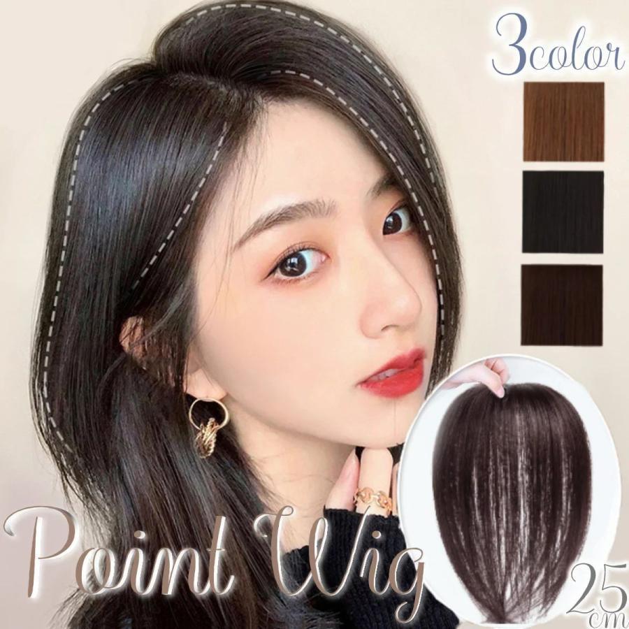 頭頂部ウィッグ 25cm ヘアピース 部分かつら ナチュラルブラック 通販 ✨ウィッグ✨ 頭頂部 部分 ナチュラル ブラック 25cm ヘアピース かつら