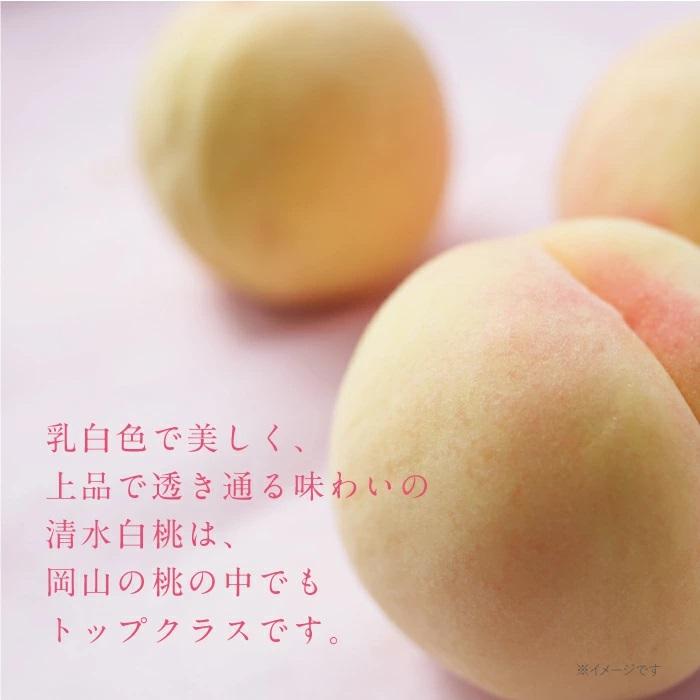特秀品 桃 糖度センサー 白桃 岡山白桃 清水白桃 1.5kg箱 ギフト 岡山県産 桃 もも 白桃 北海道沖縄一部地域配送不可 送料無料の画像