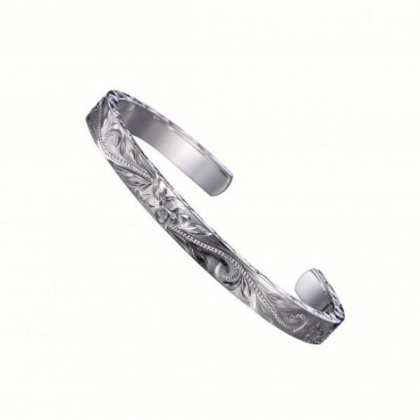 【ハワイアンジュエリー hoo 】 シルバー バングル レディース SV silver ばんぐる ぶれすれっと bracelet hob