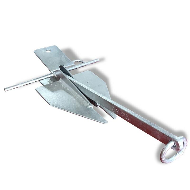 ダンホース型アンカー 溶解亜鉛メッキ加工【 6kg 】00589 ダンフォース型アンカー ボート ジェットスキー 水上バイク 錨 ANCHOR