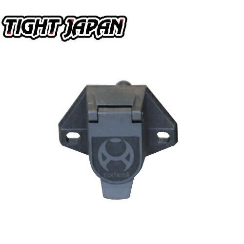 タイトジャパン TIGHTJAPAN 電気配線7極カプラー 車両側(ブラック樹脂)トレーラー部品 MAXトレーラー 0102-03 | 