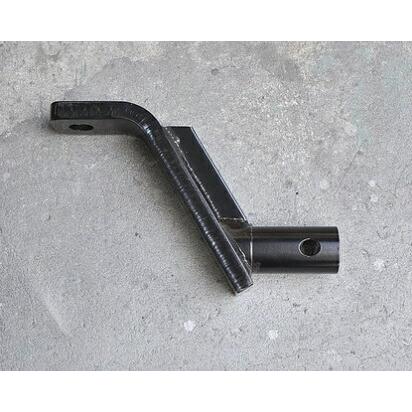 ヒッチ ボールマウント スラント型ロング スチール 丸パイプ ブラック 長サ240mm ライズ150mm タイトジャパン TIGHTJAPAN 0208-13 | 