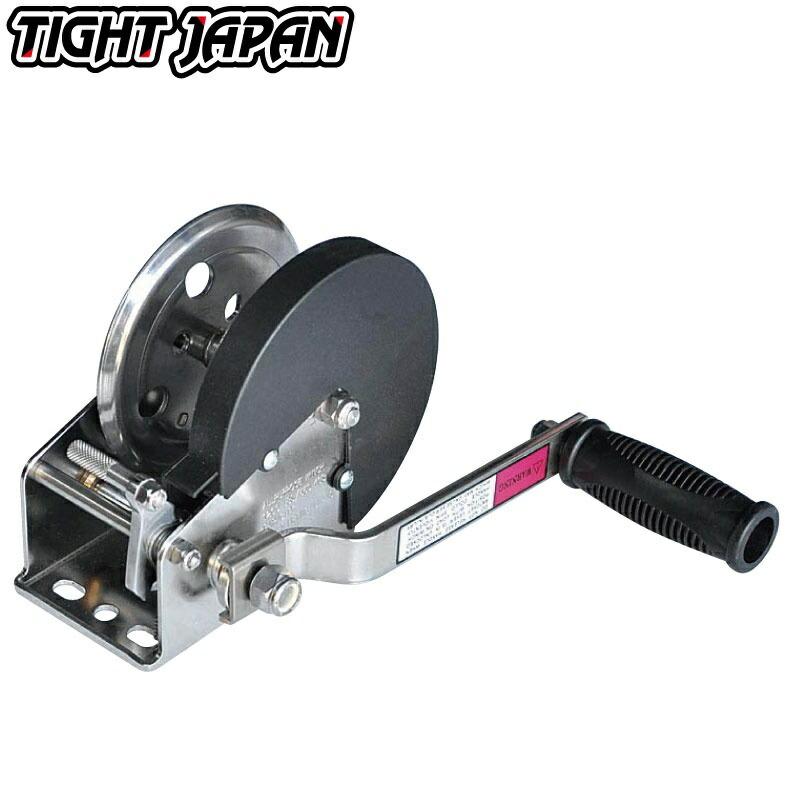 タイトジャパン TIGHTJAPAN ハンドウインチ ステンレス製 シングルギア 540kg 0306-10 | 
