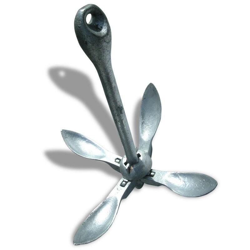 ホールディング アンカー 溶解亜鉛メッキ加工【 2.5kg 】1502 フォールディング アンカー ボート ジェットスキー 水上バイク 錨