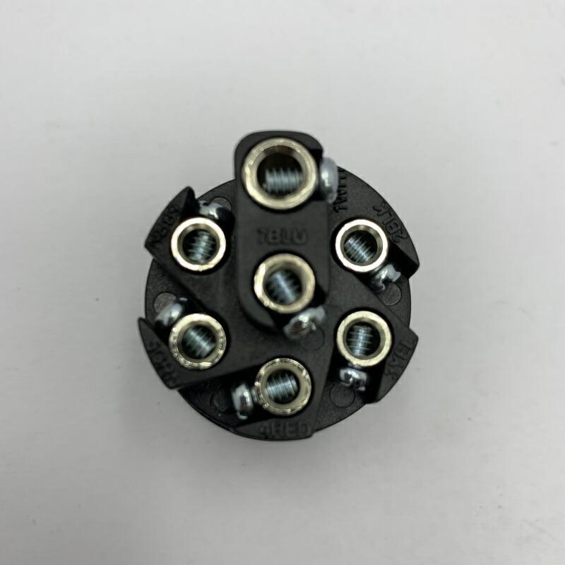 電気配線 7極コネクター 7極 トレーラー側 配線プラグ アルミダイキャスト製 201-01 トレーラー タイトジャパン ソレックス タグマスター | SOREX | 04