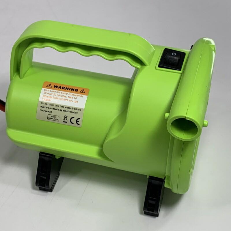 電動エアーポンプ バッテリー接続 DC12V ハイパワー 空気入レ ハイ 