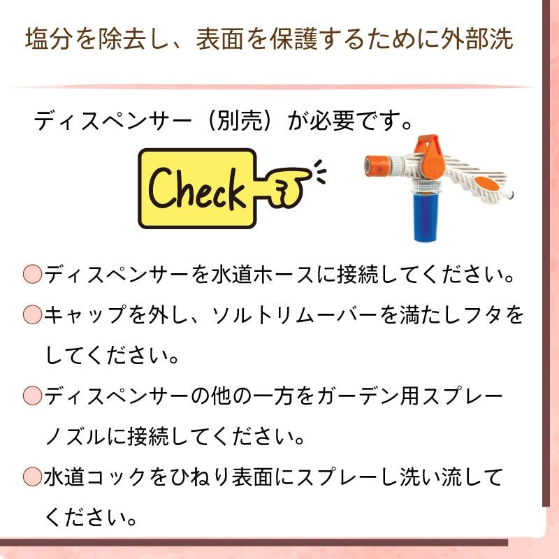 塩害腐食防止剤 DESALT(デソルト) 原液2L(44273) ソルトリムーバー ジェットスキー 水上バイク ボート 船外機 錆防止 塩分除去剤 メンテナンス |  | 07