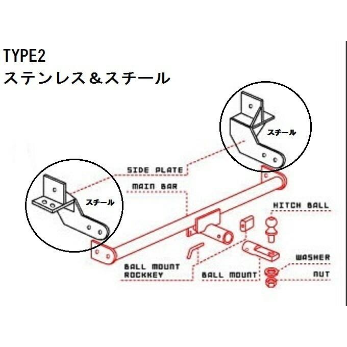 トヨタ TOYOTA レクサス NX300 10系 ヒッチメンバー TYPE-2 タイプ2 ハーフステンレス 9070-12 TIGHT JAPAN メーカー直送、代引キ不可 |  | 01