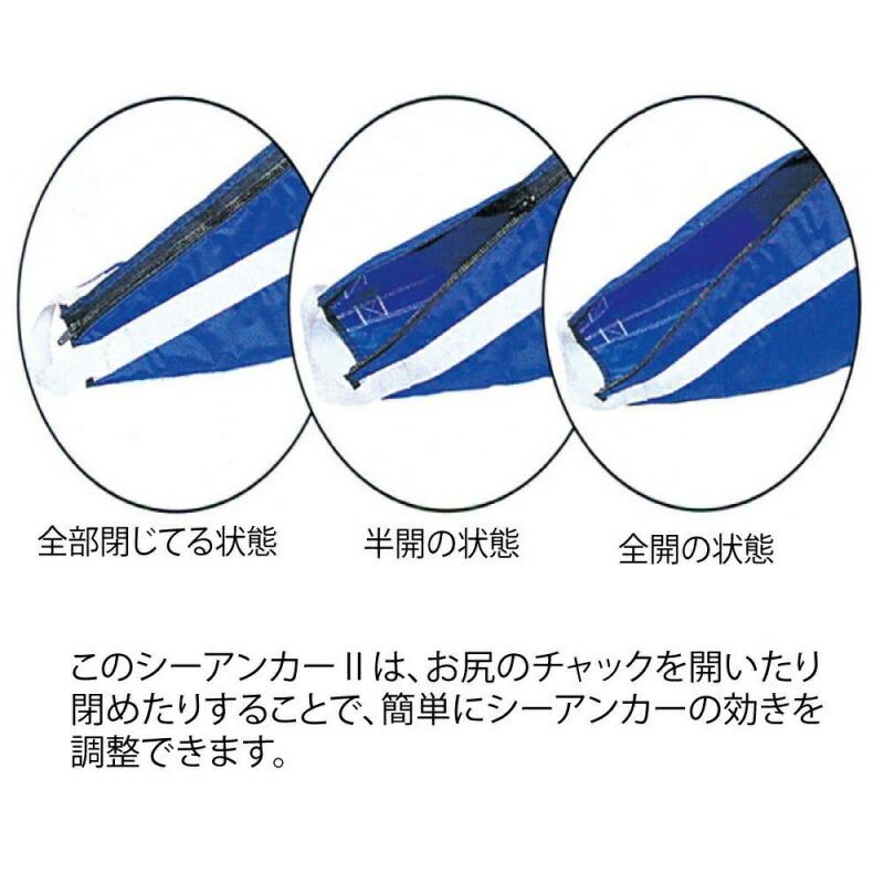 PLASTIMO プラスチモ シーアンカーII Mサイズ ~25FT用 流シ釣リ用 簡易 