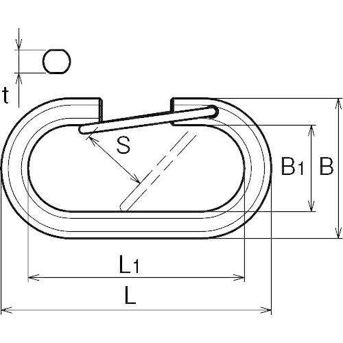 ストロングリンクA型 ステンレス 8mm SUS304 浅野金属工業株式会社 ASANO |  | 01