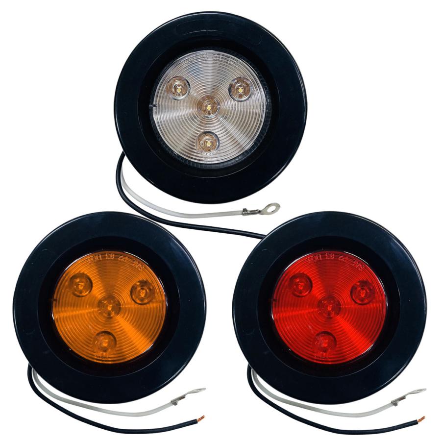 マリントレーラー用LEDラウンド型ワンショットテール 左右ASSY トレーラー用LEDラウンド型ワンショットテール 左右セット｜Yahoo