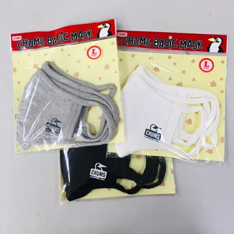 チャムス　ベーシックマスク　Lサイズ　アソート4個 CHUMS BASIC MASK チャムスベーシック マスク Lサイズ 2枚セット