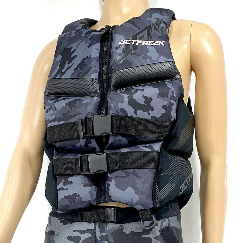 ジェットスキー 小型船舶 特殊 ライフジャケット FNV-2101 JETFREAK NEOVEST JCI検査OK ジェットフリーク メンズ ウエットスーツ生地 |  | 05