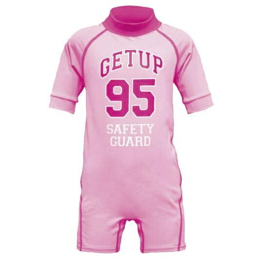 GETUP ゲットアップ キッズ ラッシュガード こども用 子供用 スイムスーツ 日焼け ケガ防止 ラッシュガード ネイビー/ピンク 80-100cm GSS-361 |  | 03