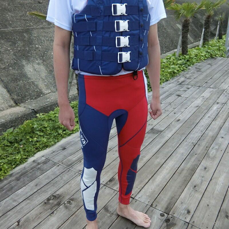 美品 JETPILOT メンズ Мサイズ ウェットスーツ 上下 RED LINE jerseylower02-01a.jpg
