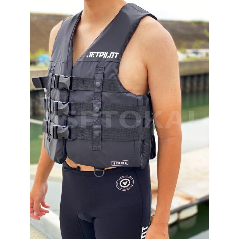 JETPILOT ジェットパイロット ストライク 3バックル ライフジャケット STRIKE 3BUCKLE CGA VEST 法定備品 JCI予備検査承認 ホイッスル付 コーストガード JA21126｜jsptokai｜02