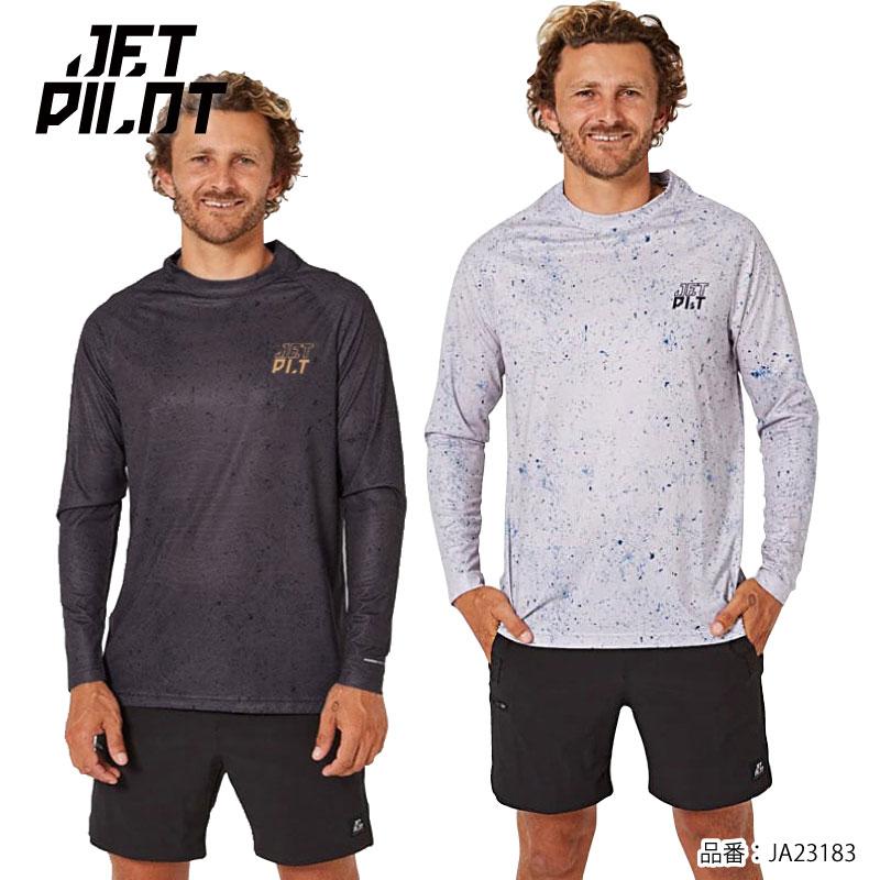 ジェットパイロット JETPILOT SALE ラッシュガード メンズ 長袖 VENTURE HYDRO TEE ラッシュシャツ ジェットスキー ウェア JA23183 | JETPILOT