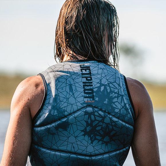 ジェットパイロット JETPILOT ライフジャケット 大人用 メンズ FREERIDE ウォータースポーツベスト チャコール/グリーン M-XL JA23228 | JETPILOT | 06