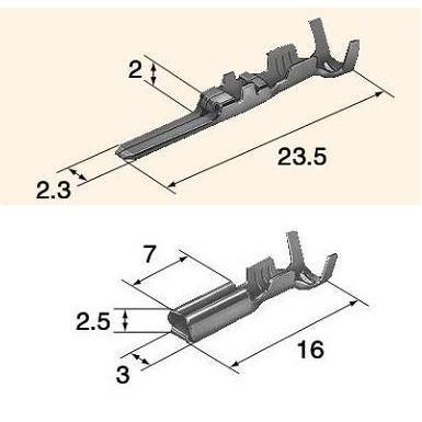 JL27-PIN 防水カプラー用 ピン オスメス 各5本セット 電装部品 エレクトリカル 水上バイク ジェットスキー マリンジェット |  | 02